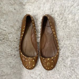 Tory Burch Studded Dale Flats Size 9